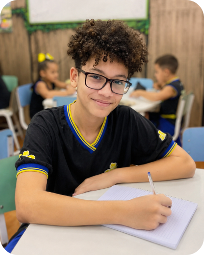 Estudante do Colégio SER