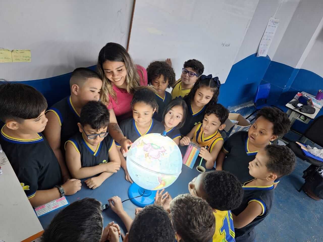 Aula no Colégio SER